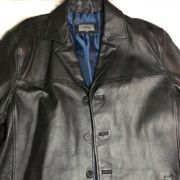 Men's Black Leather Jacket